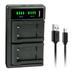 Kastar Li-42B LTD2 USB Battery Charger Compatible with Olympus Li-40B Li-42B Battery Olympus LI-40C Charger