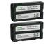 Kastar 2-Pack Battery 7.4V 2900mAh Replacement for Hitachi VLH100L VM645LA VM835LA VM945LA VM955LA VMD865 VMD865LA VMD873LA VMD875LA VMD965 VMD965LA VMD975LA VME340A VME340LA