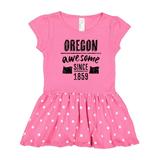 Inktastic Oregon Awesome Since 1859 Girls Toddler Dress
