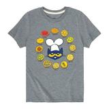 Pete The Cat - Types Of Pizza - Toddler Short Sleeve Graphic T-Shirt