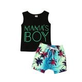 TheFound Summer Toddler Kids Baby Boy Clothes T-shirt Top Shirt Shorts Pants Outfits Sets