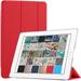 DuraSafe Cases For iPad PRO 12.9 Inch 2nd Generation 2017 Slimline Series Lightweight Protective Cover with Dual Angle Stand & Froasted PC Back Shell - Red