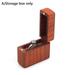 Walnut Wood Proposal Ring Box Portable Ring Holder For Engagement
