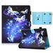 Universal 8 inch Tablet Case Flip Painted Leather Folio Stand Cover For iPad mini / Samsung Tab 8 inch / Amazon Fire HD 8 / Onn 8.0 / Lenovo Tab M8 and other 7.5 -8.5â€�Tablet Purple Butterfly