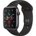 Apple Watch Series 5 GPS+LTE w/ 40MM Space Gray Aluminum Case & Black Sport Band Used Good Condition