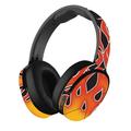 Skin Decal Wrap Compatible With Skullcandy Hesh 3 Wireless Headphones Sticker Design Hot Flames