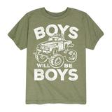 Instant Message - Boys Will Be Boys - Toddler Short Sleeve Tee