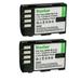 Kastar 2-Pack DMW-BLF19 Battery 7.4V 2200mAh Replacement for Panasonic DMW-BLF19 DMW-BLF19E DMW-BLF19PP DMC-643 Battery Panasonic DMW-BTC10 DMW-BTC10E DMW-BTC10G DMW-BTC10PP Charger