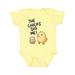 Inktastic The Chicks Dig Me Easter Baby Chick with Basket and Eggs Boys or Girls Baby Bodysuit