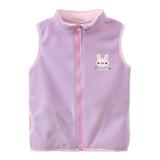 TAIAOJING Baby Girls Jacket Toddler s Boys Cartoon Car Rabbit Prints Warm Thick Spring Winter Sleeveless Vest Clothes Windbreaker Coat 2-3 Years