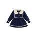 Toddler Baby Girl Sport Tennis Dress Fall Winter Long Sleeve Sailor Collar Pleated A Line One Piece