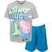 Peppa Pig Toddler Boys T-Shirt and Mesh Shorts Outfit Set Toddler to Little Kid