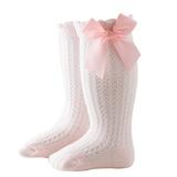 Baby Kids Cotton Soft Long Stockings Knee-High Over Calf Socks Infant Newborn Bow Stockings