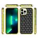 Diamonds Case Compatible with Apple iPhone 11 (6.1 ) Luxury Chrome Diamonds Rhinestone Thick Shiny Bling Protective Rubber Frame Cover [ Black ]