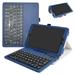 Labanema 8.0 LG G Pad X II 8.0 PLUS V530 Bluetooth Keyboard Case PU Leather Folio Stand Protective Case Cover for 8.0 LG G Pad X II 8.0 PLUS V530 (Blue)
