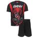 Marvel Spider-Man Miles Morales Toddler Boys T-Shirt and Mesh Shorts Outfit Set Toddler to Big Kid