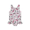 Toddler Kids Baby Girl Dinosaur Swimwear One-Piece Swimsuit Bathing Beachwear