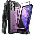 SUPCASE Unicorn Beetle Pro Series Case Designed for Samsung Galaxy S21 Ultra 5G (2021 Release) Full-Body Dual Layer Rugged Holster & Kickstand Case Without Built-in Screen Protector (Violte)
