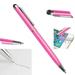 Stylus Pen [10 pcs Pink] 2-in-1 Universal Touch Screen Stylus + Ballpoint Pen For Smartphones Tablets iPad iPhone Samsung etc