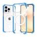 iPhone 14 Pro Max 6.7-inch Case Allytech Compatible with MagSafe Slim Case Shockproof Rubber Cover for iPhone 14 Pro Max Blue