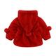 Tarmeek Baby Toodler Fuzzy Jacket Thicken Plush Cute Hoodie Cotton Coat Winter Warm Outerwear Hairball Thick Coat 0-2T