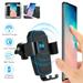 Qi Car Charger Fast Car Wireless Charger Air Vent & Dahboard Phone Gravity Holder Mount Stand for Samsung Galaxy S7/ Note 8/ S9 for iPhone X /8 Plus/ 8