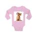 Awkward Styles Baby Dog Clothing Bodysuit Long Sleeve Puppy Clothing Pink Mood Lovely Gifts for Kids Puppy Lovers Baby Boy Clothing Baby Girl Clothing Puppy One Piece Gifts for Baby Cute Bodysuit