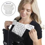 Baby PreferredÂ® 2-in-1 Drool and Teething Bibs for GracoÂ® Cradle Meâ„¢ Lite 3-in-1 Baby Carrier Charcoal Gray (Carrier not Included)