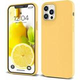 IceSword iPhone 12 and 12 Pro Thin Shockproof Case Premium Cover Yellow 6.1