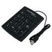 Unique Bargains Portable USB 19 Keys Numeric Number Keypad Keyboard for Laptop Notebook