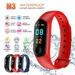 Bluetooth Smart Watch Waterproof Sports Wristband for Calories Counter Fitness Heart Rate Monitoring Pressure Tracker Bracelet Band for Men Women