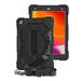 iPad 10.2 Shockproof Case Dteck Heavy Duty Rugged 3 Layer Full Body Protection Case with Rotatable Hand Strap Kickstand / Shoulder Belt For 10.2 iPad 9th Gen/8th Gen/7th Gen Black