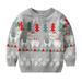 URMAGIC Children s Christmas Sweater Holiday Boys Toddler Knitted Sweater Winter Xmas Crewneck Pullover 1-6 Years