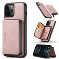 Allytech Wallet Case for iPhone SE 2020 iPhone 8/7 Cover 4.7 Zipper Vegan PU Leather Shockproof Kickstand Magnetic Card Holder Detachable Purse Cover for iPhone SE 2nd Gen 2020/iPhone 8/7 Pink