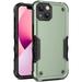 For Apple iPhone 14 6.1 inch Non Slip Dual Layer Shockproof Protective Hybrid Case Cover Green