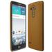 Skinomi TechSkin - Gold Carbon Fiber Skin & Screen Protector for LG G Vista 2