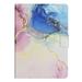Dteck iPad Air 2/Air 1 Case for iPad 6th/5th Generation(9.7 inch 2018/2017) Marble PU Leather Case with Stand Auto Sleep Wake up Folio Card Slots Cover for iPad 9.7 inch 2018 Pink Blue White Marble