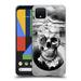 Head Case Designs Officially Licensed Riza Peker Skulls 6 Black And White 2 Soft Gel Case Compatible with Google Pixel 4