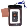 Gomadic Clean and Dry Waterproof Protective Case Suitablefor the Motorola RAZR V3c V3i V3m V3s V3x to use Underwater