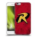 Head Case Designs Officially Licensed Batman DC Comics Robin Logo Grunge Soft Gel Case Compatible with Apple iPhone 6 Plus / iPhone 6s Plus