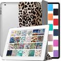 iPad 9.7 inch Old Model 4th 3rd 2nd Gen Printed Case A1458 MD510LL/A A1416 MC705LL/A MD328LL/A MD333LL/A A1395 MC769LL/A MC954LL/A MC960LL/A MC979LL/A A1459 MD514LL/A MD512LL/A MD515LL/A - Leopard