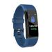 Mancro Fitness Tracker Activity Tracker Watch with Heart Rate Monitor Waterproof Smart Fitness Band with Step Counter Calorie Counter Pedometer Watch for Kids Women and Men Blue
