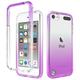 Allytech iPod Touch Case iPod Touch Cover 7th 6th 5th Generation Gradient Color Case for Girls Women Clear TPU Anti-yellow Anti-scratch Shockproof Case for Apple iPod Touch 7th 6th 5th Gen Purple