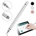 TSV 2/1pcs Universal Stylus Stylus Pen Compatible with Apple iPad 2 in 1 Precision Series Disc Stylus Touch Screen Pens Fine Point Digital Stylus Pen Capacitive Stylus for Touch Screen Devices