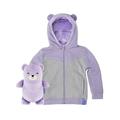 Cubcoats Toddler and Little Girls Bori the Bear Transforming Hoodie and Soft Plushie Sizes 2T-8