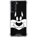 Skinit Cartoons Sylvester the Cat Black and White Galaxy S22 Clear Case