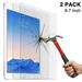 iPad Air/Air 2 / Pro/New iPad 9.7 Screen Protector [2-Pack] Clear iPad Air 2 Tempered Glass Screen Protector 9H Glass Film Cover for iPad Air/Air 2 / Pro 9.7 Inch/New iPad 9.7 2017