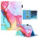 Dteck Flip Case for iPad 10.2 inch 2020/2019 & iPad Air 3rd Gen / iPad Pro 10.5 Auto Wake Sleep Cover Stand Case with Card Slots/Stylus Holder for iPad 8th Gen/iPad 7th Gen Painting