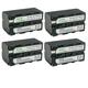 Kastar 4-Pack NP-F770 Battery 7.4V 5800mAh Replacement for Sound Devices MixPre-3 Sound Devices MixPre-6 Sound Devices MixPre-10T Sound Devices 663 FEELWORLD F5 Pro 5.5