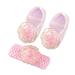 Boys Girls Casual Sneakers Little Child Shoes Soft Sole Toddler Shoes Cute Flowers Princess Shoes Headband Set